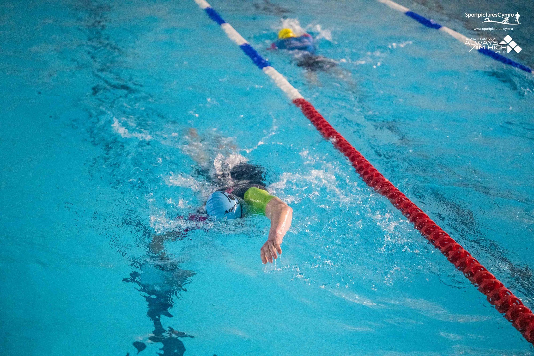 Harlech Triathlon Swimmer in Pool