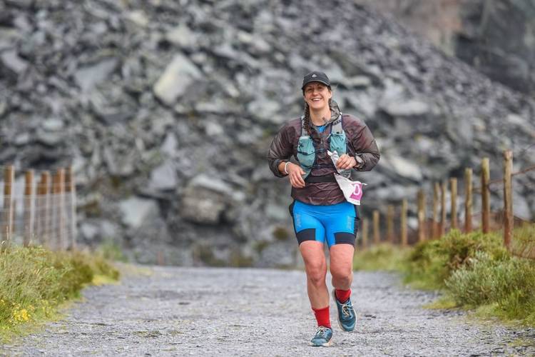 Slateman runner in the Dinorwig Quarries