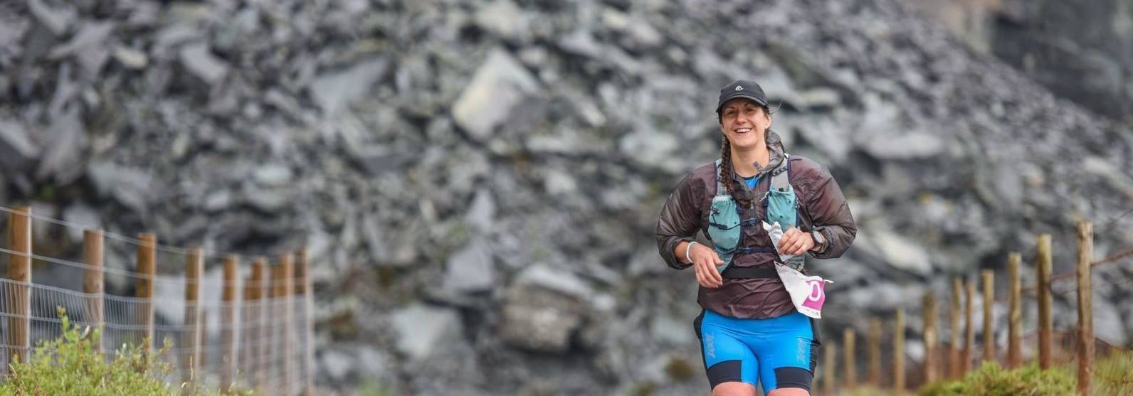 Slateman runner in the Dinorwig Quarries