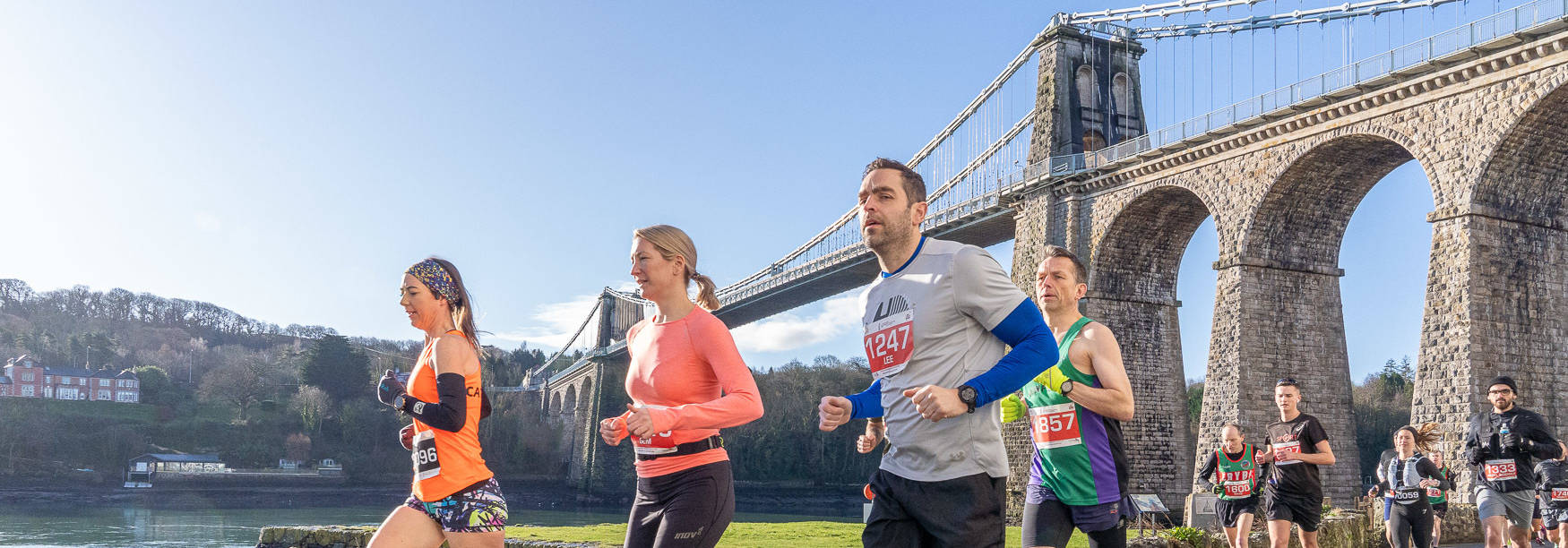 Anglesey 10K race in Menai Bridge