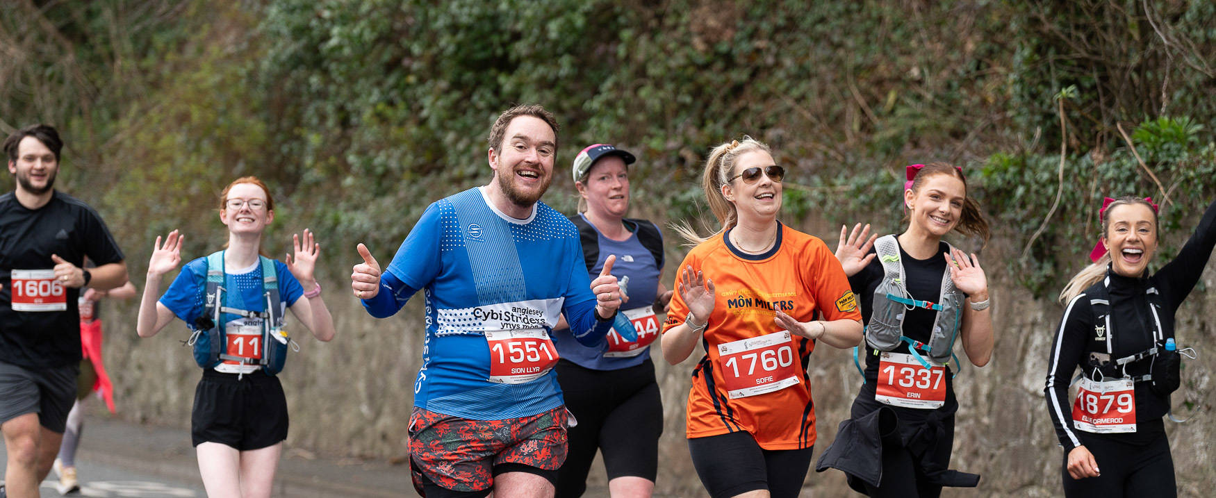 Anglesey Half Marathon & 10K runners, North Wales