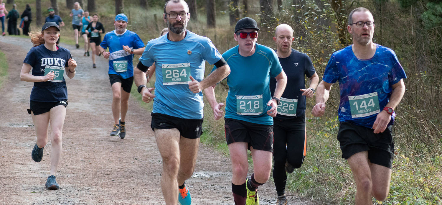 Runners at the Anglesey Trail Half Marathon