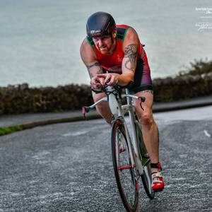 Rider at Llandudno Triathlon