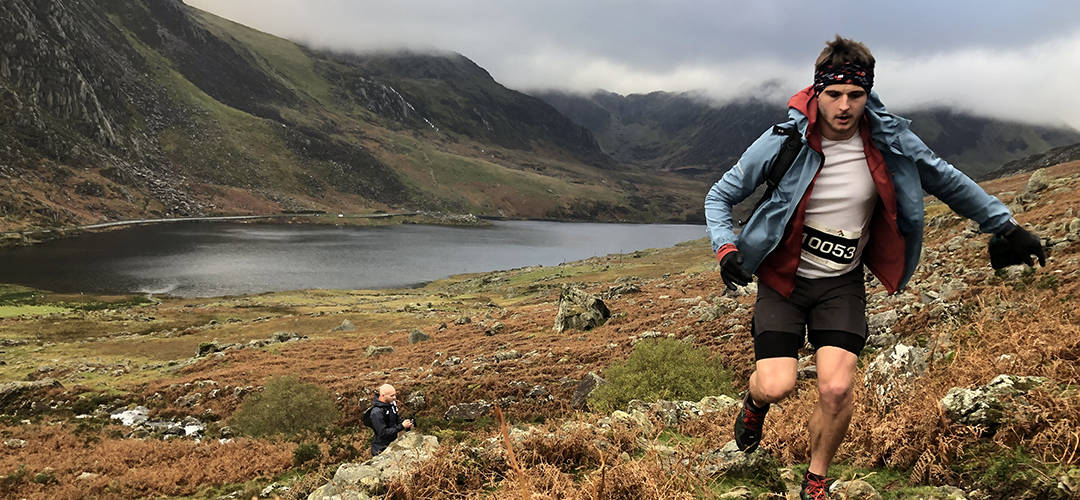 Runners in the Ogwen valley