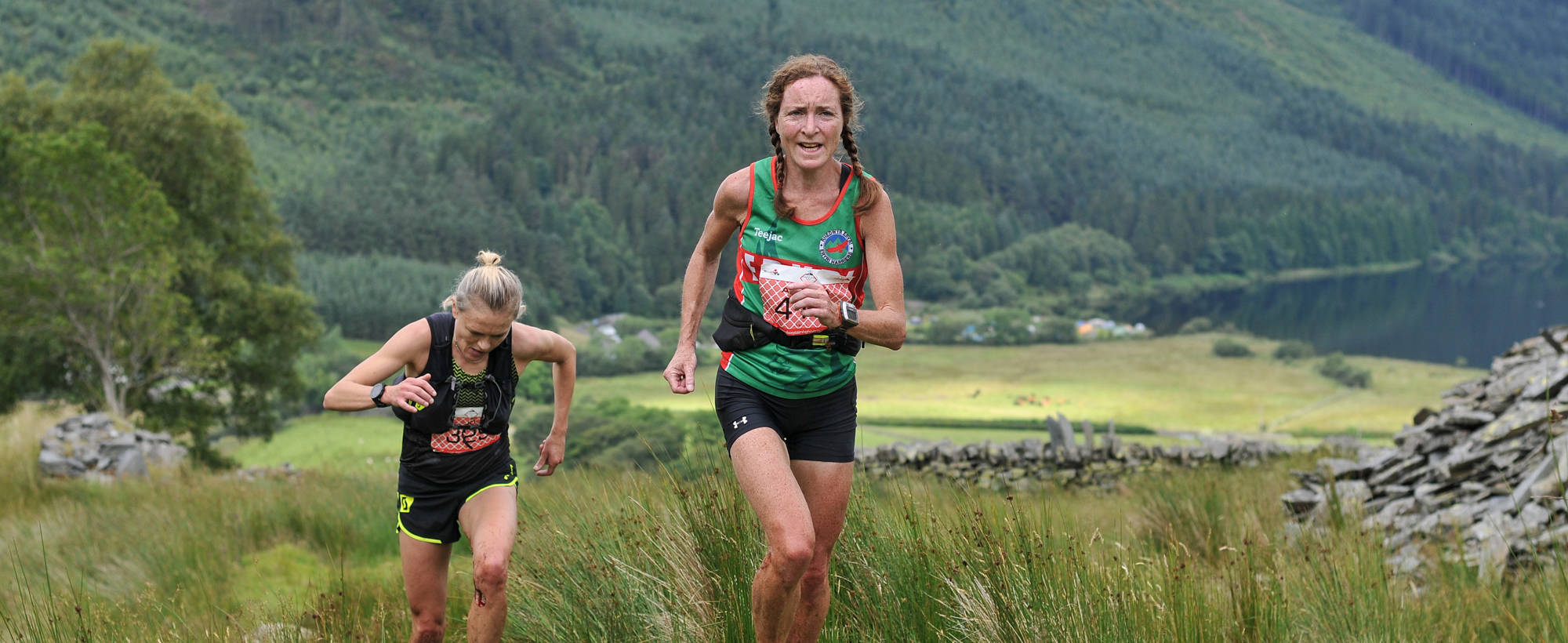 Female runners in the Snowdonia Trail Marathon